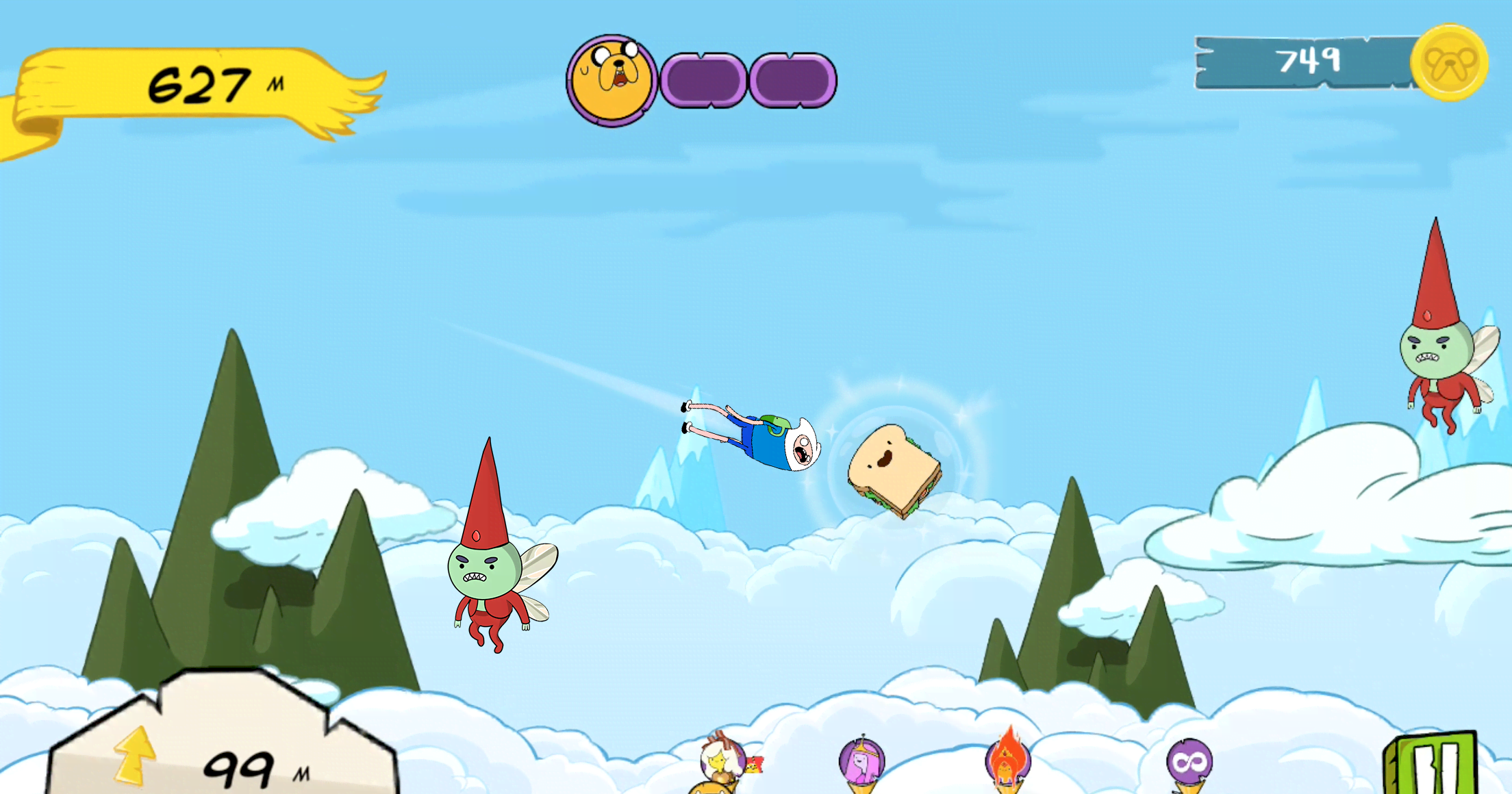 Adventure Time: Crazy Flight gameplay screenshot 4