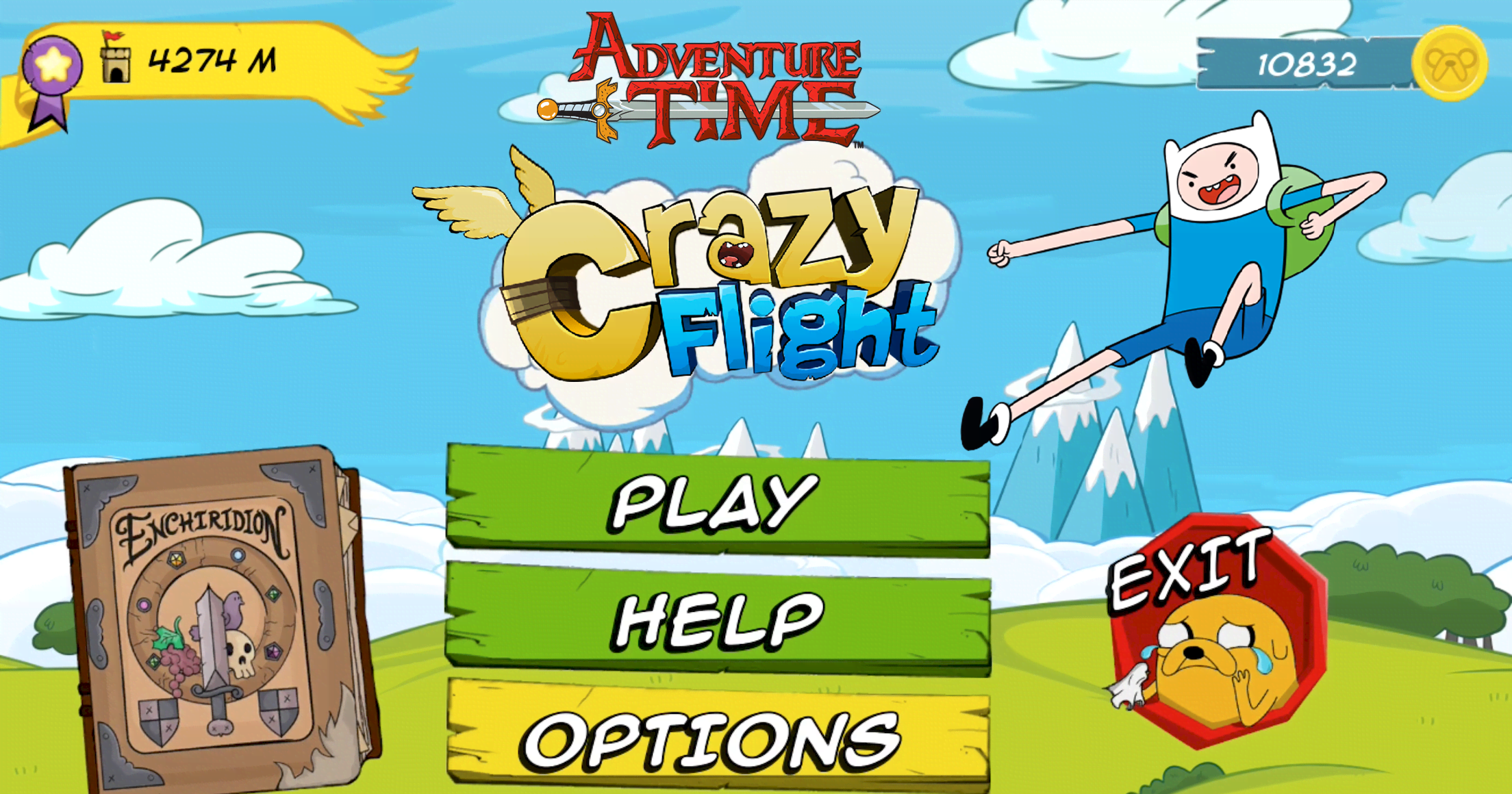 Adventure Time: Crazy Flight gameplay screenshot 1