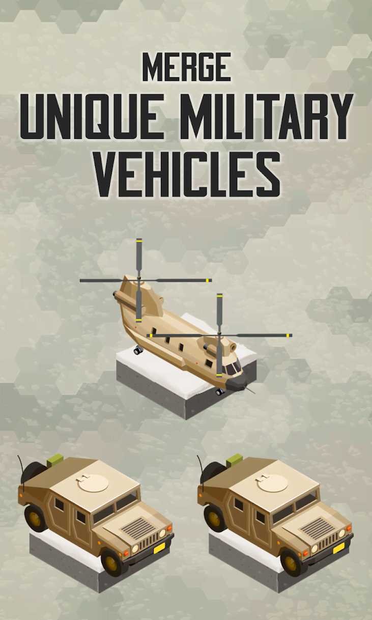 Merge Military Vehicles Tycoon - Idle Clicker Game screenshot 2
