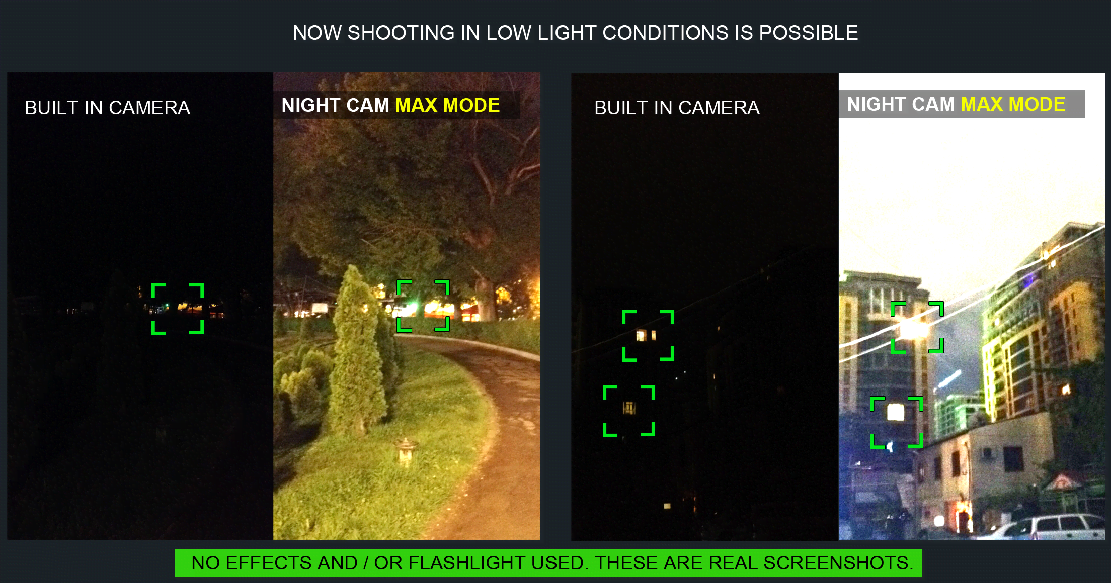 Night Photo and Video Shoot (Night Vision Camera) screenshot 2