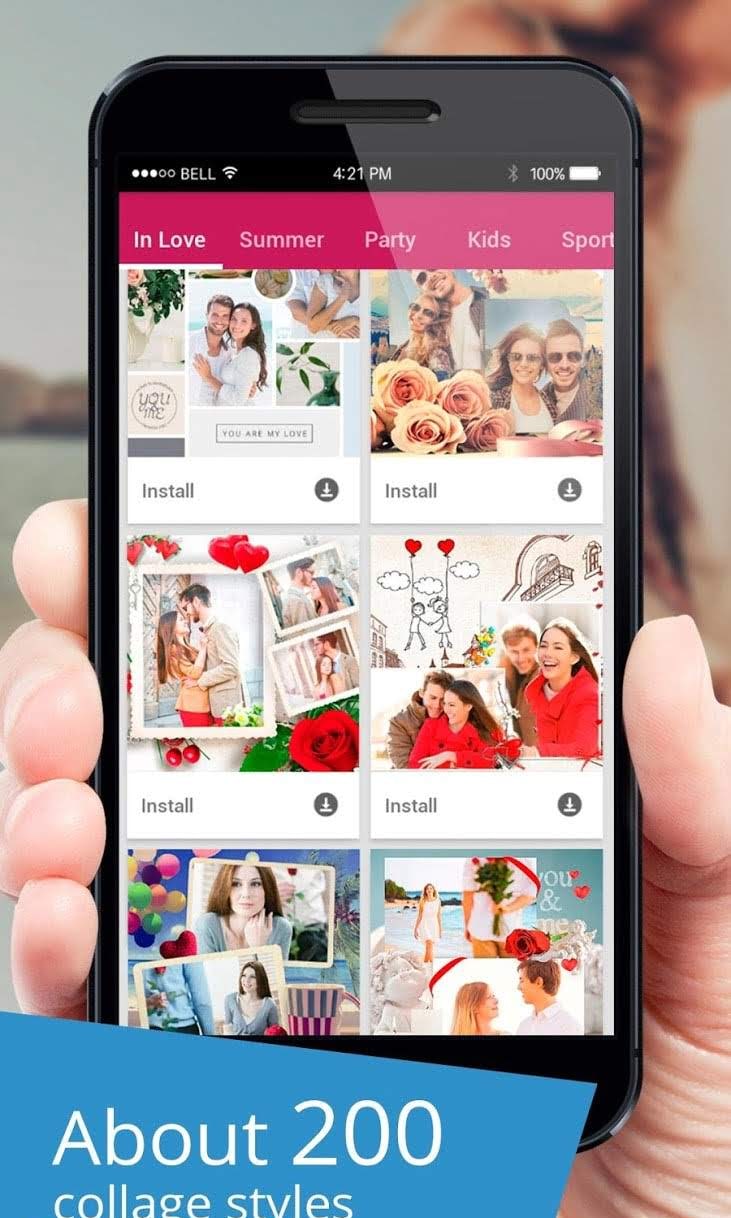 Collage+ picmix, slideshow, album maker screenshot 1