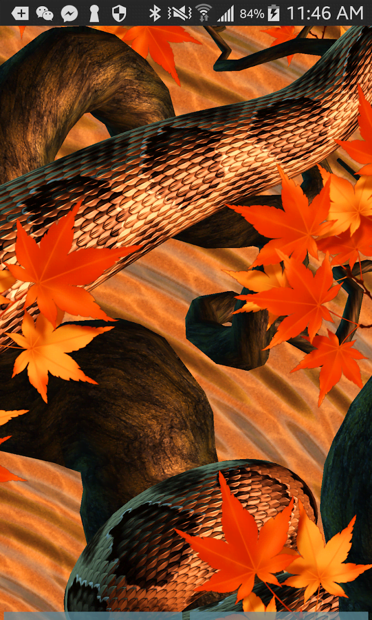 Snake Peek - 3D Snake Live Wallpapers screenshot 2