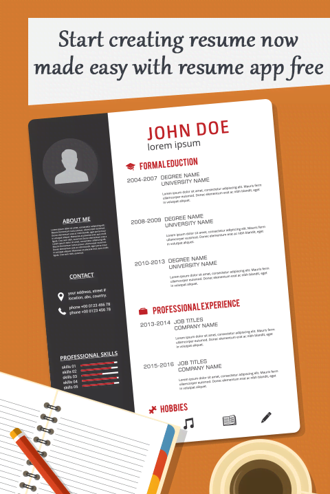 Create Professional Resume & CV screenshot 1