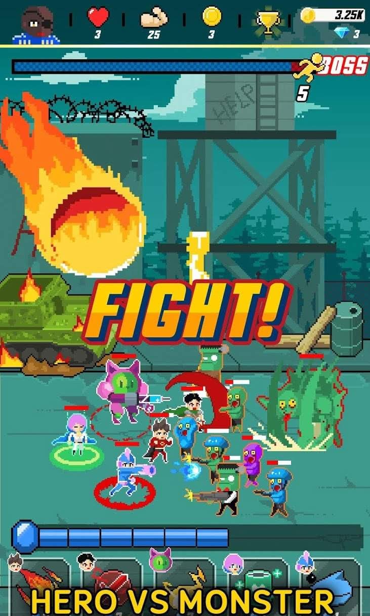 Retro Rangers gameplay screenshot 1