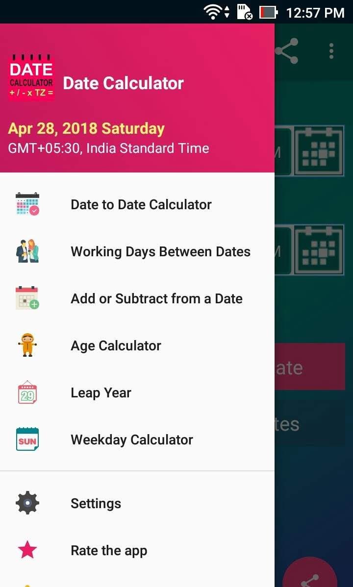 Date Calculator Pro screenshot 1