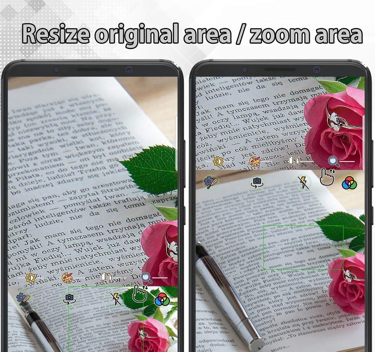 Dual Screen Magnifier - Reading Glass screenshot 2