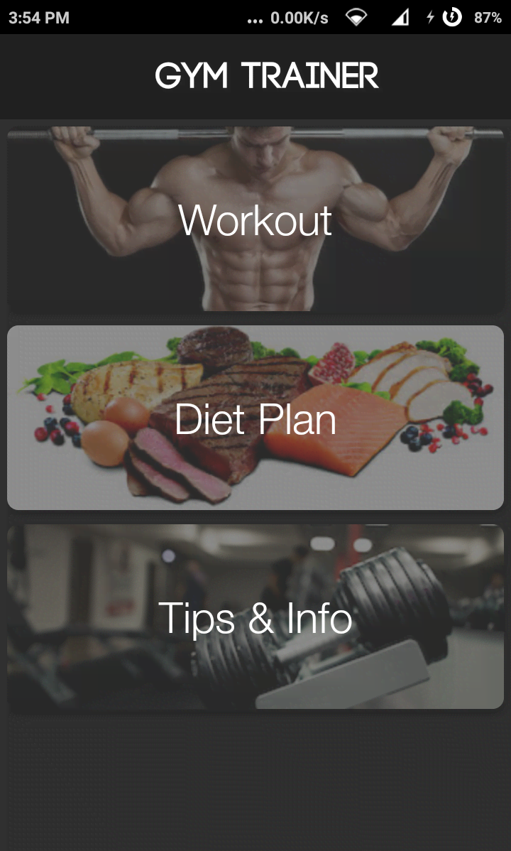 Gym Trainer Pro Screenshot 2