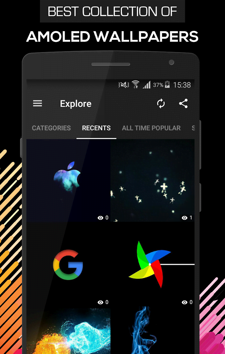 AMOLED Wallpapers 4K & HD screenshot 1