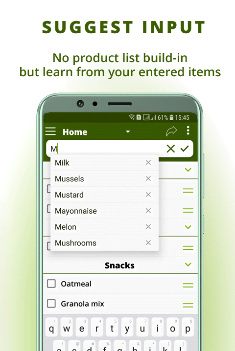 Grocery list, card coupon wallet: BigBag Pro screenshot 2