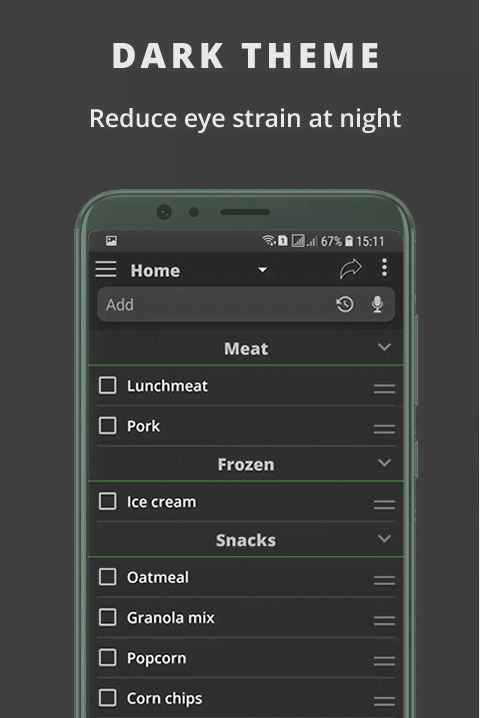 Grocery list, card coupon wallet: BigBag Pro screenshot 3