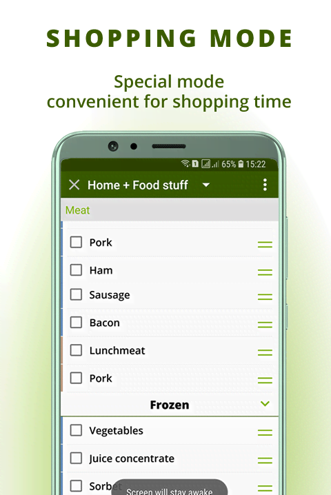 Grocery list, card coupon wallet: BigBag Pro screenshot 4