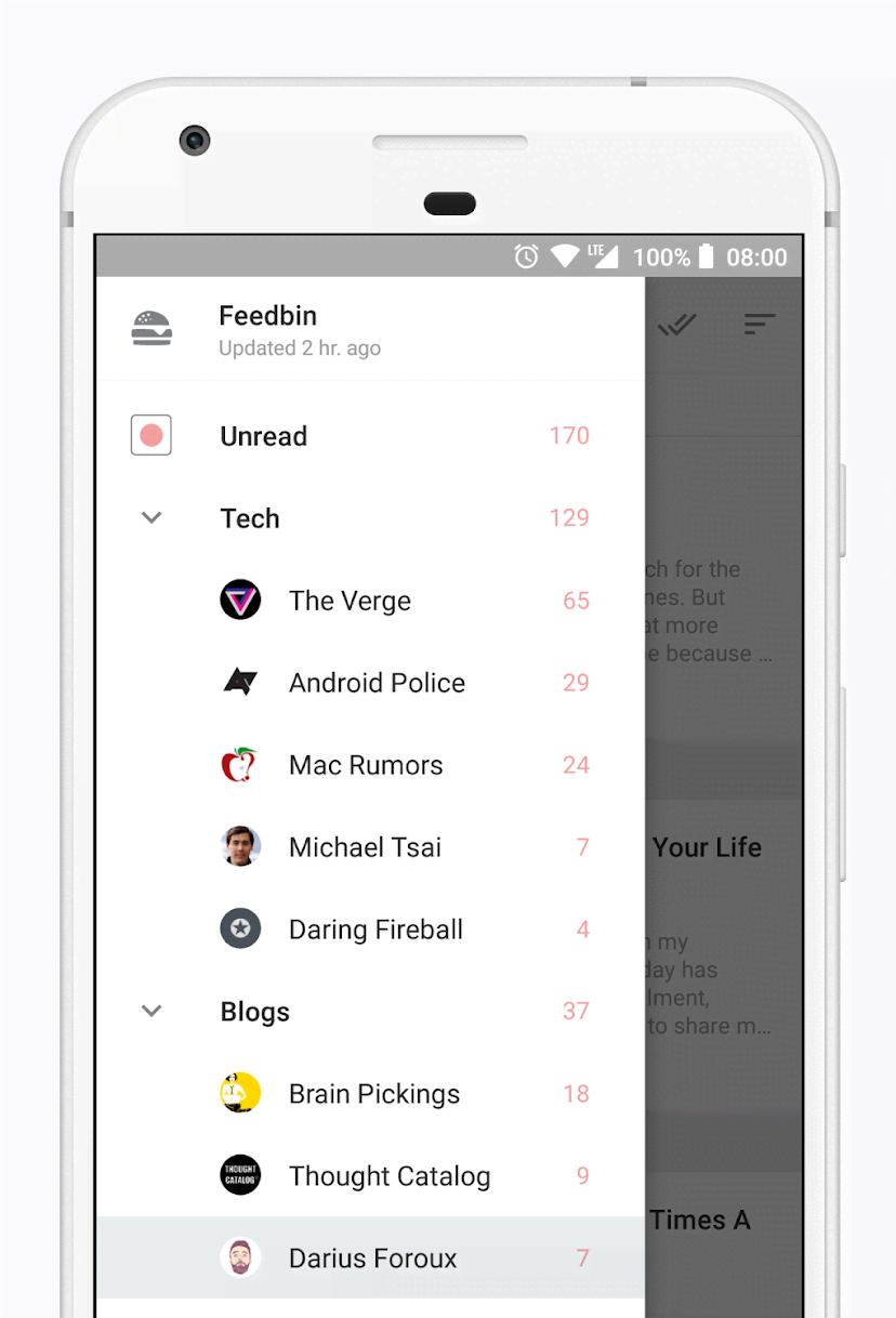 Readably - RSS | Feedbin, Inoreader and Fever API screenshot 3