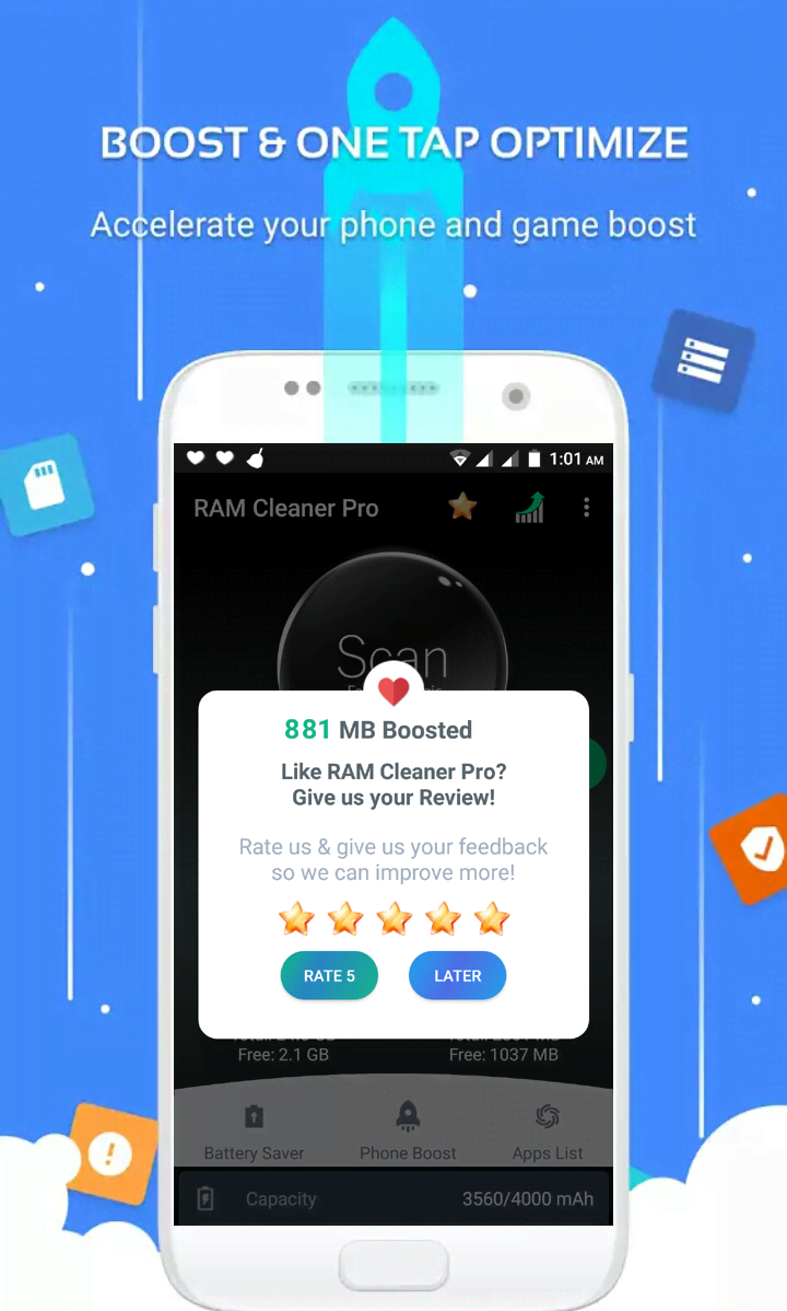 Ram Cleaner Pro screenshot 2