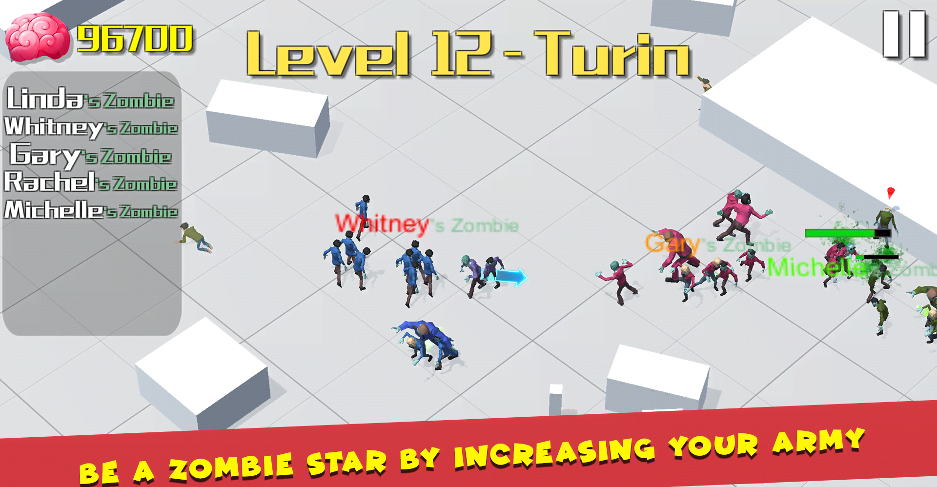 Zombie Hero: Battle Legends gameplay screenshot 3