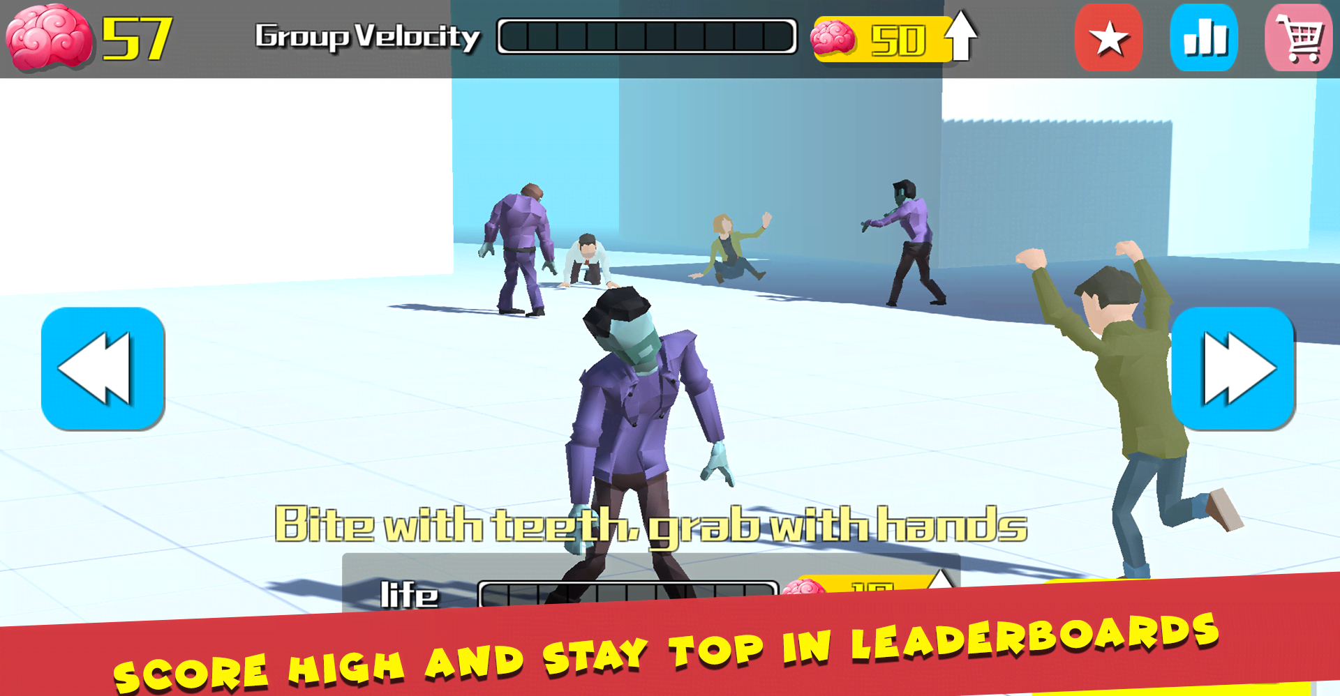Zombie Hero: Battle Legends gameplay screenshot 1