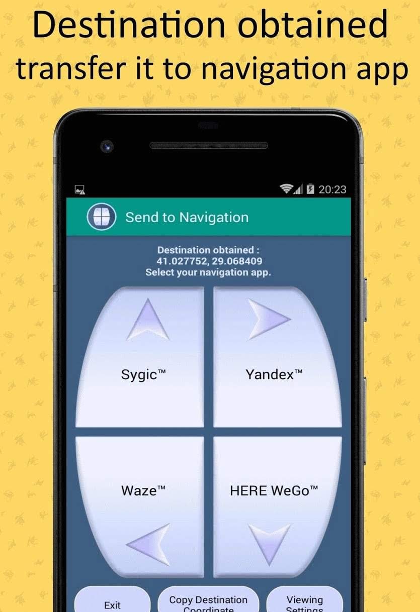 Send to Navigation screenshot 4