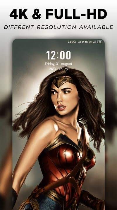 4K Superheroes Wallpapers - Live Wallpaper Changer screenshot 2