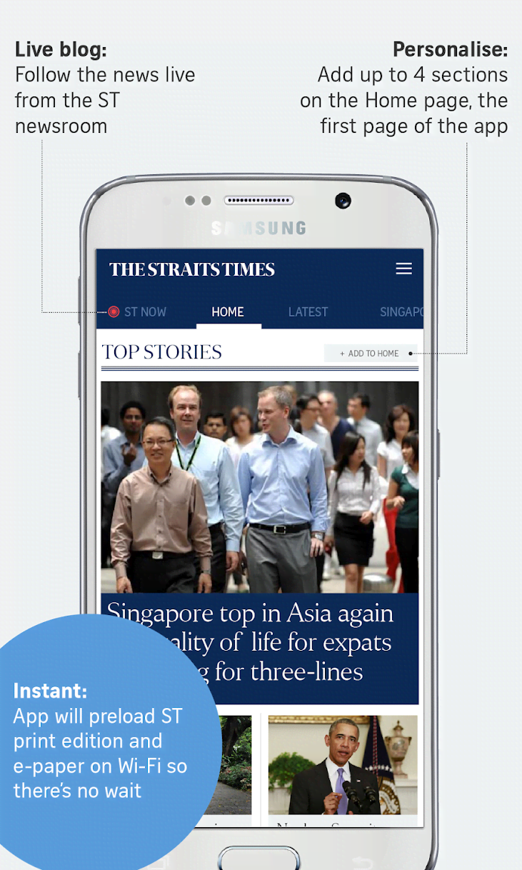 The Straits Times Smartphone screenshot 2