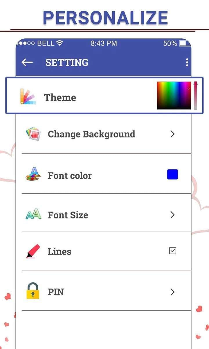 Secret Diary With Lock - Diary With Password screenshot 3
