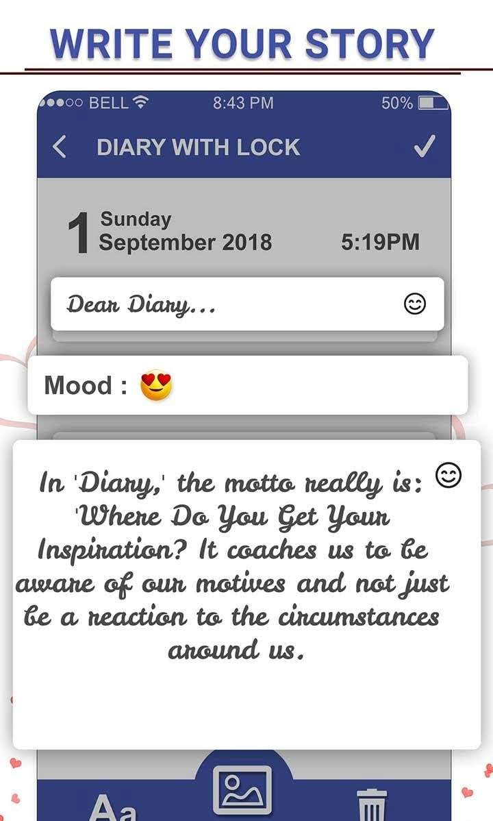 Secret Diary With Lock - Diary With Password screenshot 4