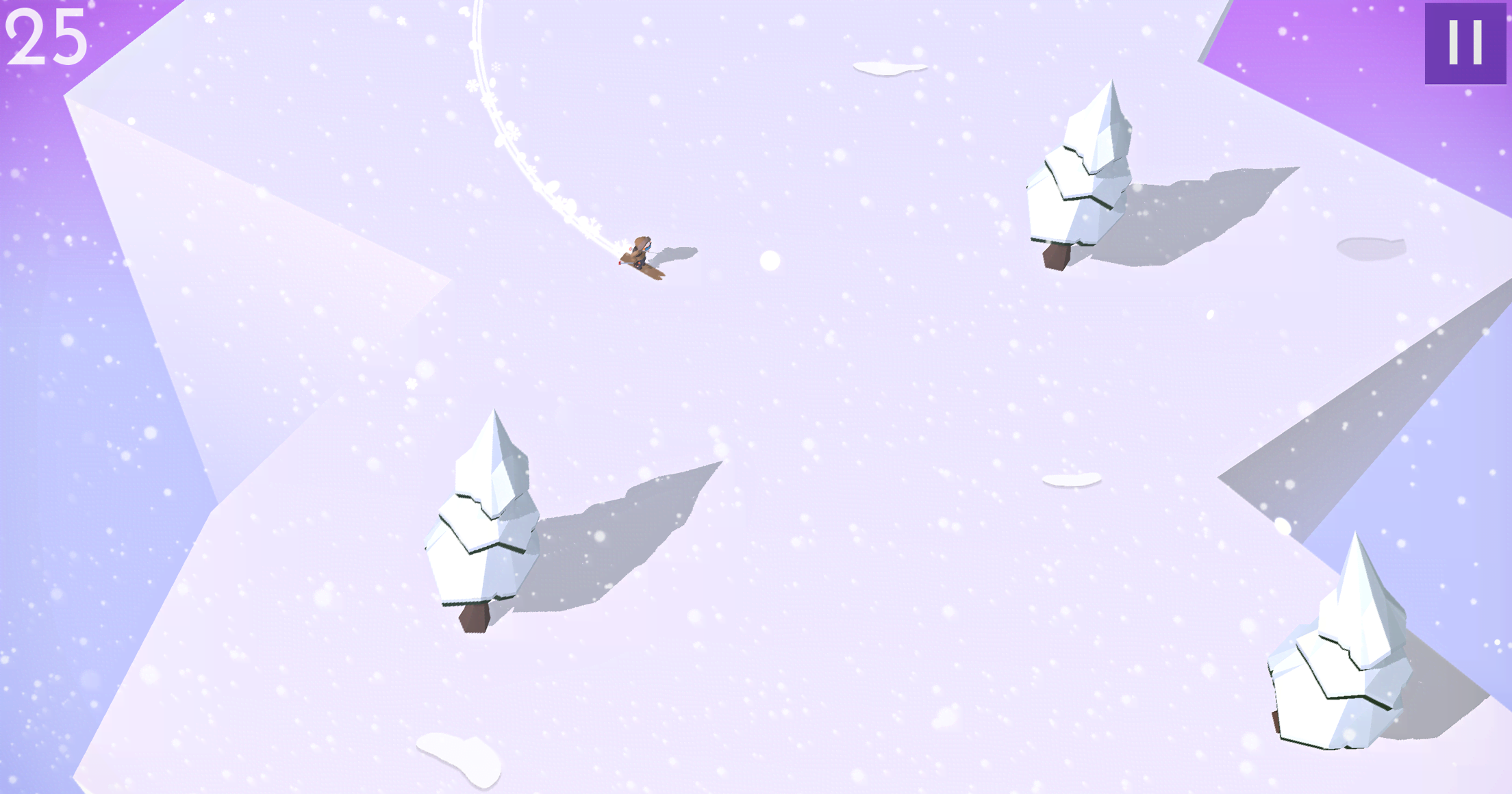 Mountain Dash - Endless Skiing Race gameplay screenshot 4