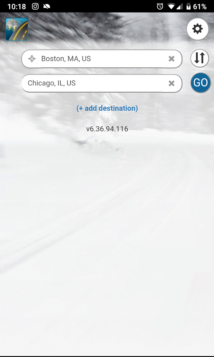 Weather Route screenshot 1