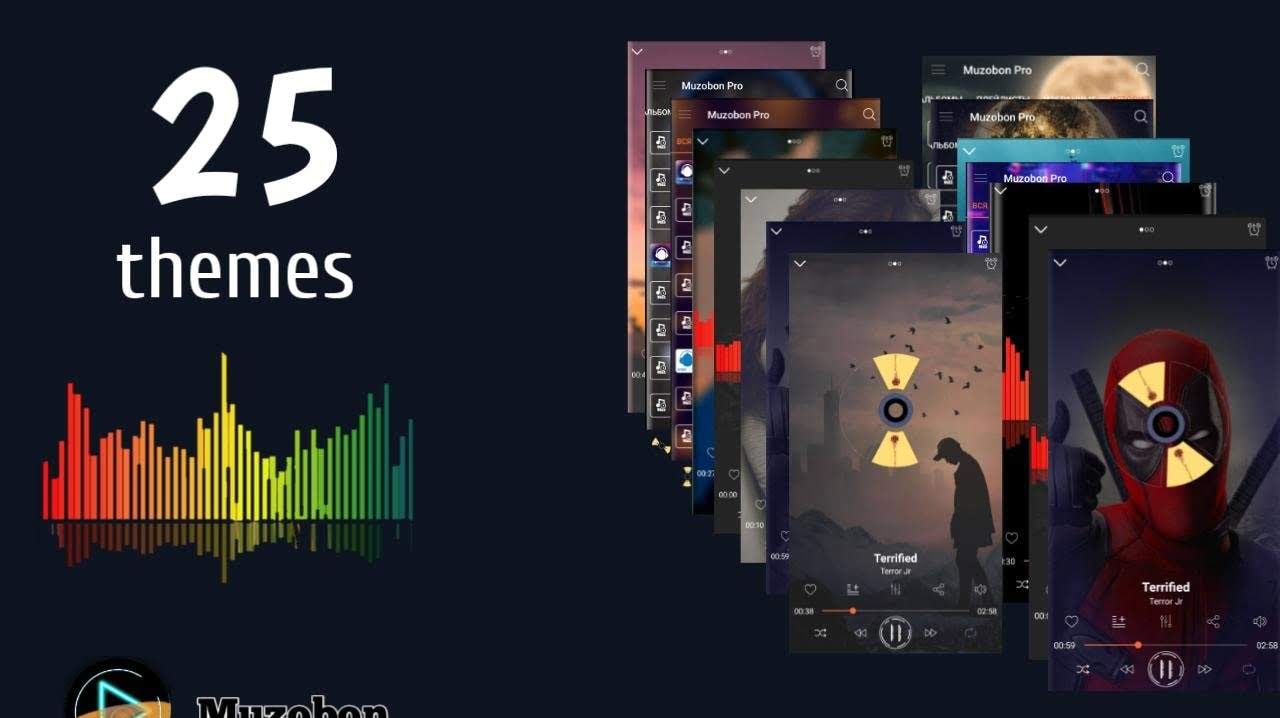 Muzobon Pro music player interface screenshot 4