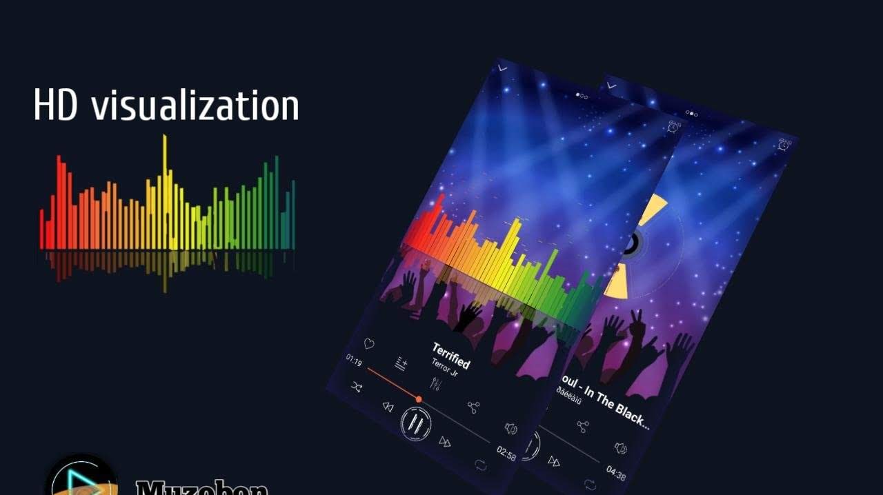 Muzobon Pro music player interface screenshot 2
