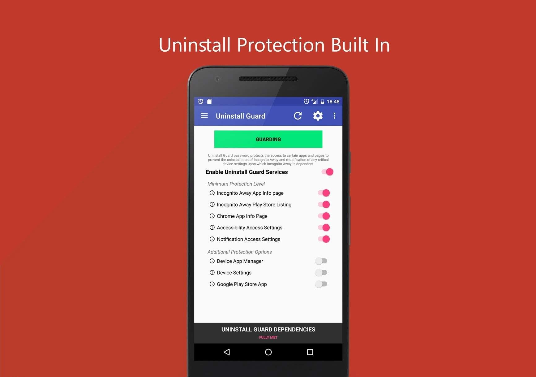 Incognito Away - Disable Incognito Tabs screenshot 2