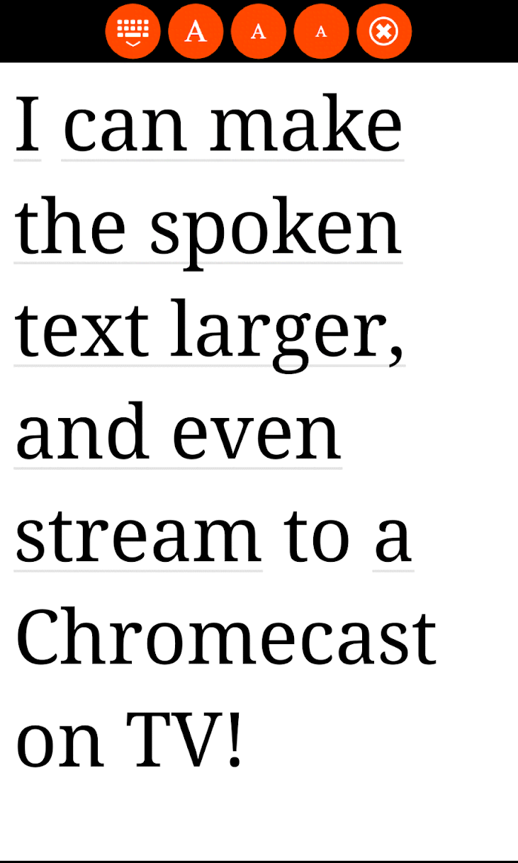Live Caption screenshot 3