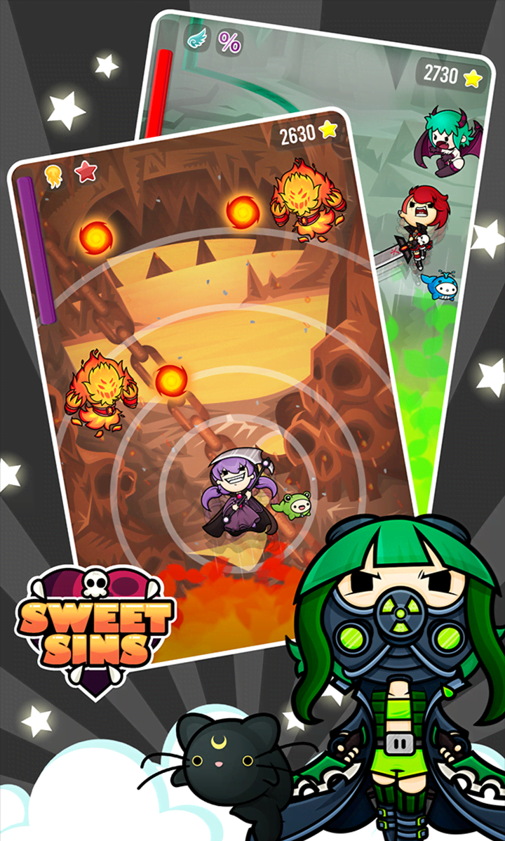 Sweet Sins: Kawaii Run gameplay screenshot 3