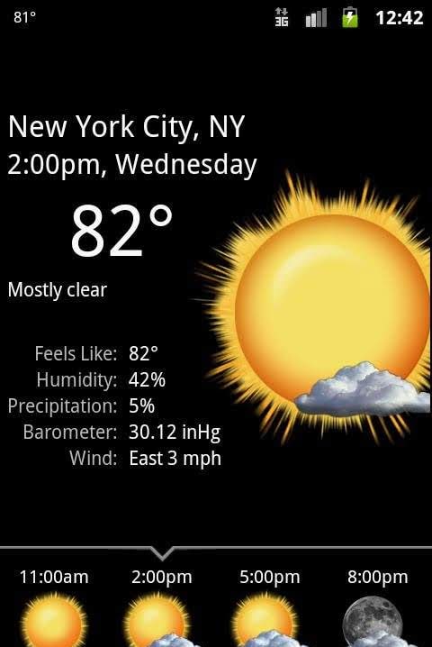 Palmary Weather screenshot 2
