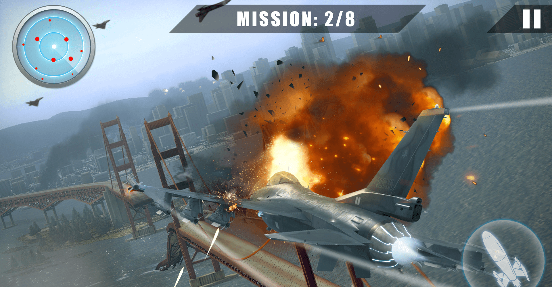 Total Air Fighters War gameplay screenshot 3