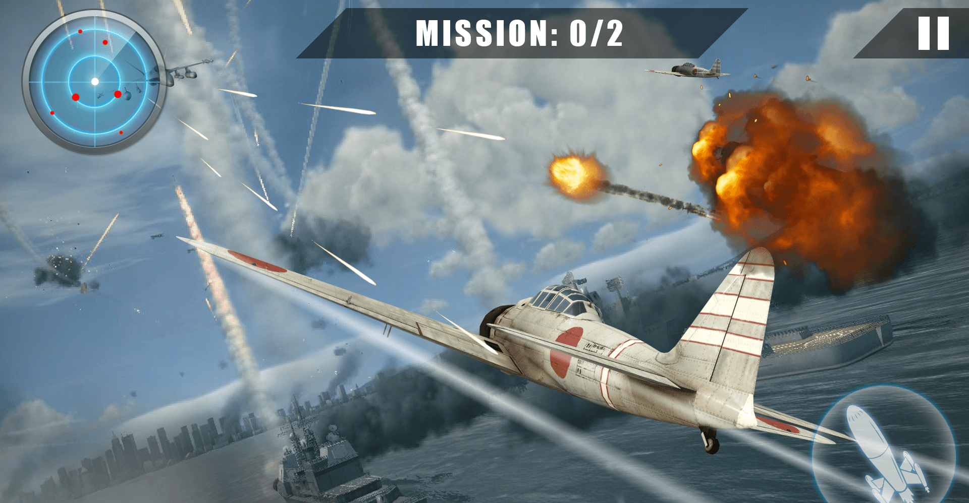 Total Air Fighters War gameplay screenshot 2