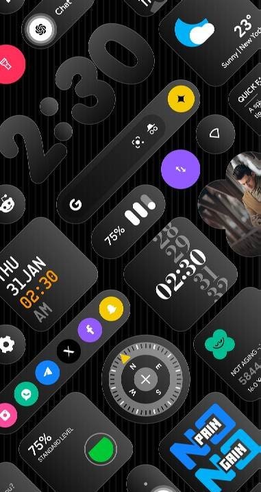 Glass Widgets screenshot 1