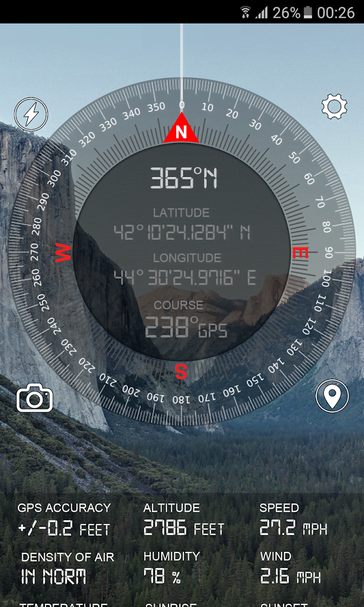 Compass GPS Pro Military Compass with Camera screenshot 3
