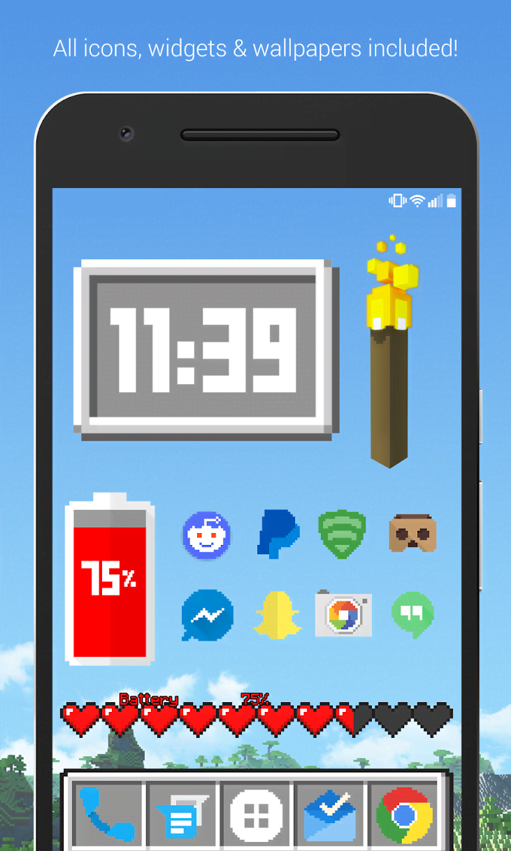 Themecraft - 8-Bit Theme (Pro Version) screenshot 1