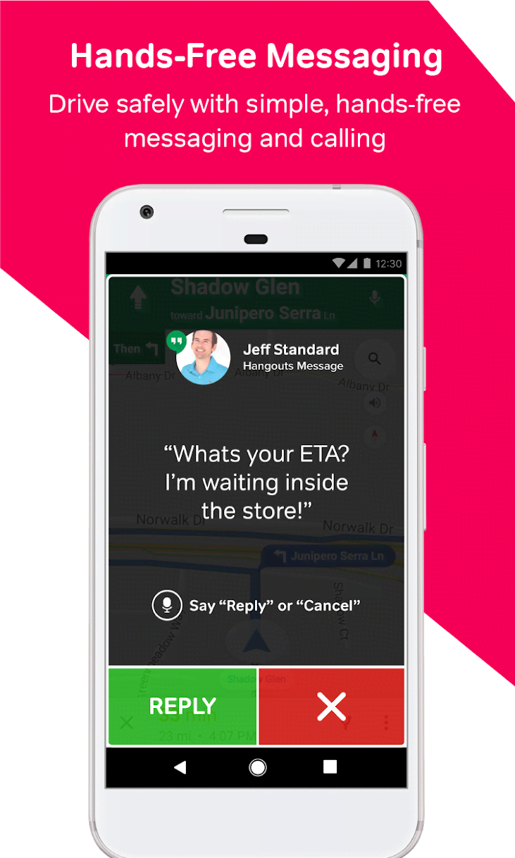 Drivemode: Safe Messaging And Calling For Driving screenshot 1