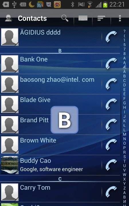RocketDial Dialer&Contacts screenshot 3
