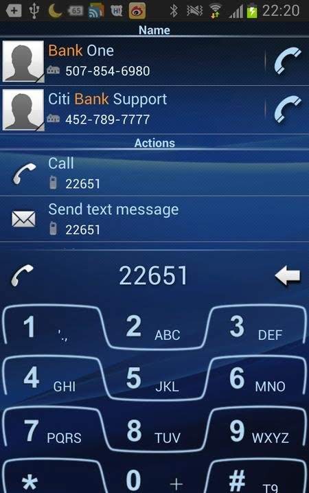 RocketDial Dialer&Contacts screenshot 1