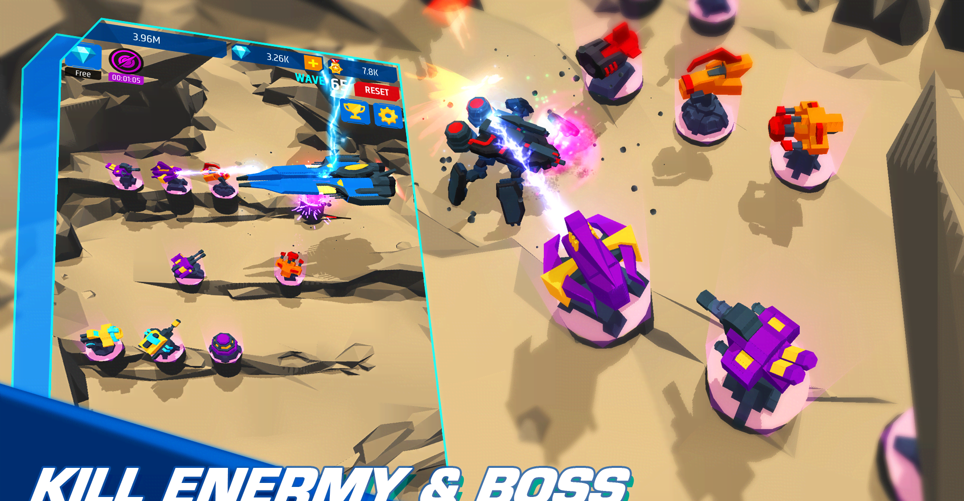 Idle Defense: Galaxy War gameplay screenshot 3