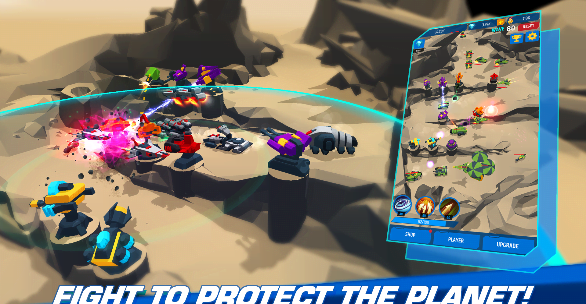 Idle Defense: Galaxy War gameplay screenshot 4
