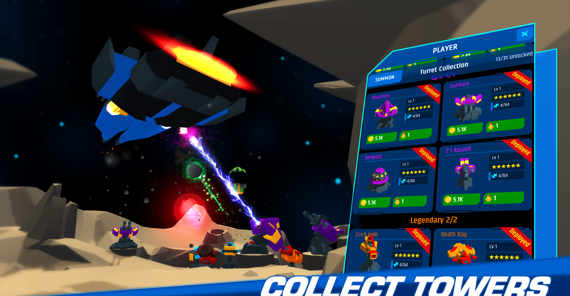Idle Defense: Galaxy War gameplay screenshot 1