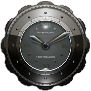 Dragon Clock Widget grey