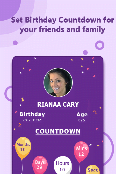 Birthday Countdown Meter screenshot 3