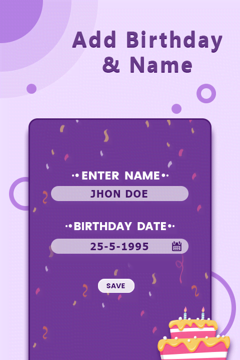 Birthday Countdown Meter screenshot 4
