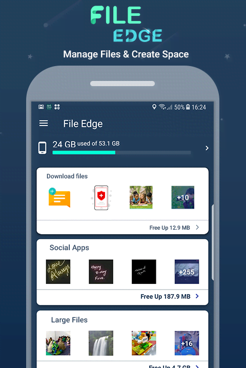 File Edge: Manage File & Create Space screenshot 1