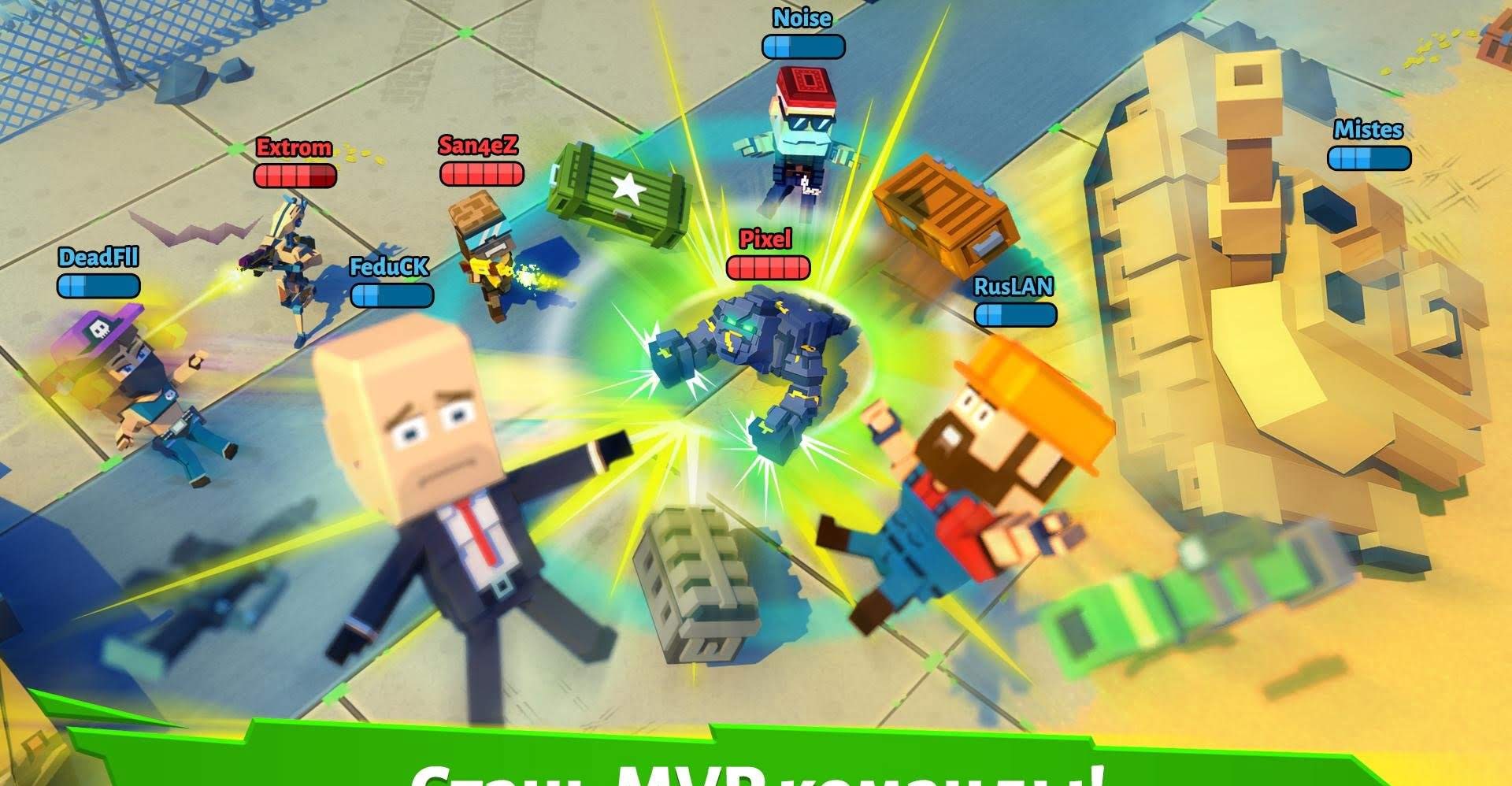 Pixel Arena Online: Blocky PvP Multiplayer Shooter screenshot 2