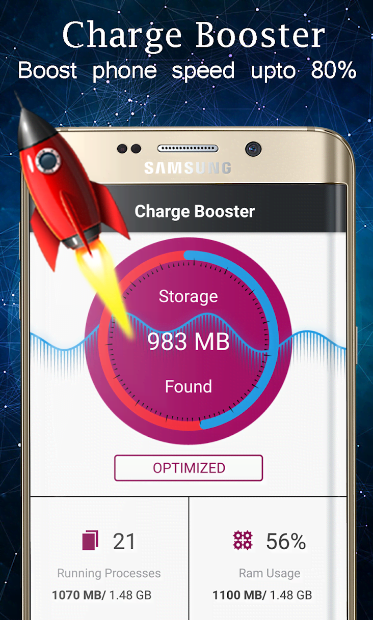 Ezi Clean Master & Battery Saver screenshot 1