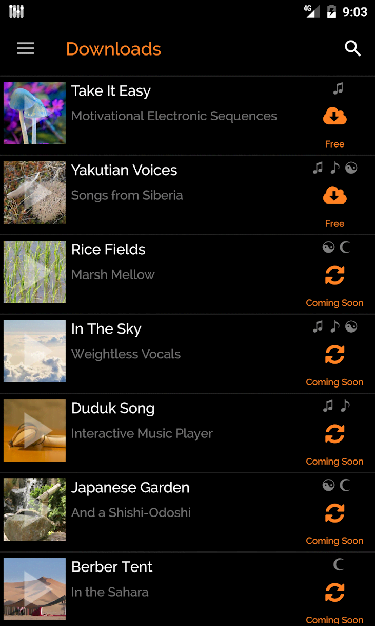 myNoise screenshot 2
